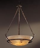 Minka Lavery Lights 682-14 Bowl Pendant Nutmeg Calavera Transitional foyer pendants