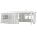 XXL Pavillon Partyzelt + Seitenw&auml;nden 6x3x2,5m