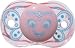 Razbaby Keep-it-Kleen Pacifier Pink Puppy Silicone Baby Pacifier