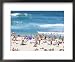 The Beach at Tamarama, South of Bondi in the Eastern Suburbs, Sydney, New South Wales, Australia People Framed Art Poster Print by Robert Francis, 22x18
