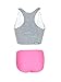 Xidi Women Girl High Waist Retro Bikini Swimsuit Set Black Lalbel X-Large / US Size Large
