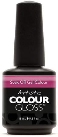 Artistic Nail Design Soak Off Colour Gloss Polish Light Violet Gel 03013 TRENDY