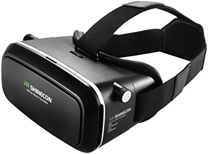 PandaWalker 3D VR Glasses, 3D VR Headset Virtual Reality Box with Adjustable Lens and Strap for iPhone 5 5s 6 plus Samsung S3 Edge Note 4 and 4.7-6.0 inch Smartphone for 3D Movies and Games