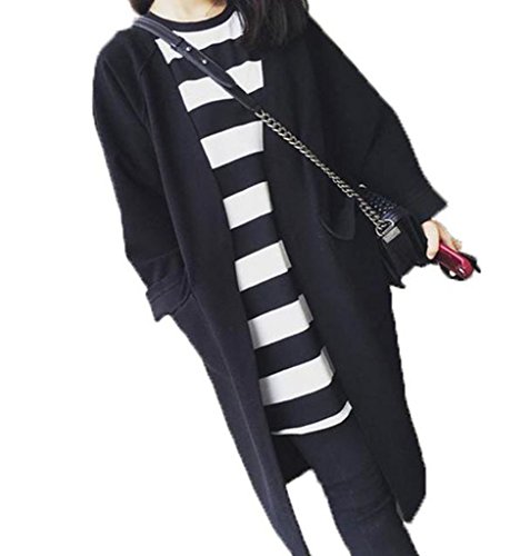 GuDeKeレディース ゆったり ロング丈 ニット カーディガン カジュアル オシャレ人気 カーディガン 秋冬 ロング カーディガン