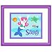 Mermaids Purple Personalized Print