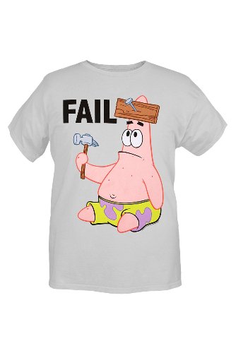 SpongeBob SquarePants Patrick Fail T-Shirt