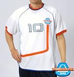 大きいサイズ やべっちFC レプリカファンクション10番Tシャツ(半袖) （ホワイト） （3L 4L 5L 6L） やべっち