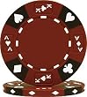 14Gram RED TRI COLOR ACE KING SUITED CHIP