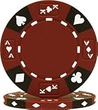 14Gram RED TRI COLOR ACE KING SUITED CHIP