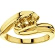 14K Yellow Gold Mother's Ring - 3 Gemstone -- YOU CHOOSE THE COLORS!