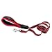 Ferplast Ergocomfort Nylon Padded Dog Lead 120cm X 25mm Red/Black