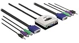 Electronics : Sweex 2 Port Compact KVM Switch PS/2 with Audio
