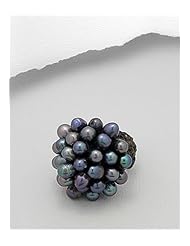 Tahiti (Dyed) Cotton Waxed Thread Fresh Water Pearl Ring