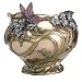 Blue Flower Bowl - Collectible Figurine Statue Sculpture Figure 7434
