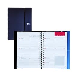 Oxford Jahreskalender 2012 Office Wochenkalender A6 farbig Dunkelblau