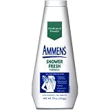 Ammens Medicated Powder, Shower Fresh Formula, 11-Ounce Bottles (Pack of 4)