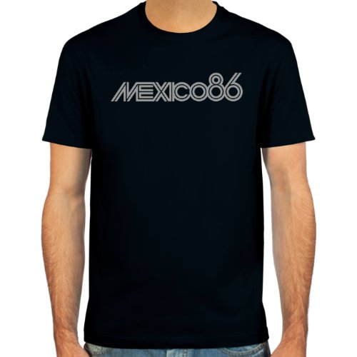 T-Shirt Mexico 86 ::: Farbauswahl: weiß, deepred, schwarz, oliv oder navy ::: Größen: S-XXL ::: Fußball-Kult