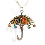 Patchwork Umbrella Necklace from the Artazia Collection #203 GN ONK