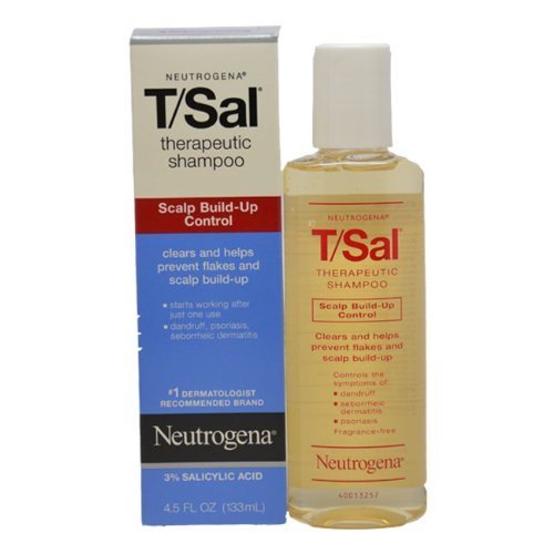 Neutrogena T/Sal Therapeutic Maximum Strength Shampoo 4.5 oz (Pack of 2)