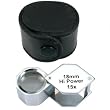 15X Jewelers Hex Loupe Chrome Watch Coin Stamp Tool New
