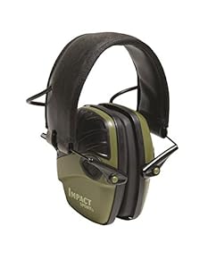 Howard Leight Impact Sport OD Electric Earmuff, Green