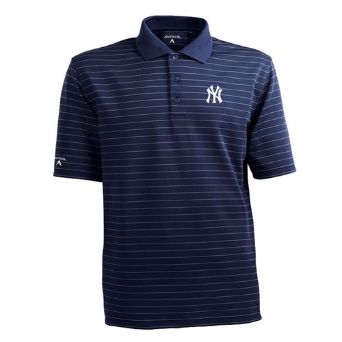 New York Yankees Elevate Striped Polo Shirt - Large