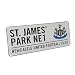 Newcastle United F.C. Street Sign