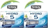 Schick Hydro 5 Blade Razor Cartridge Refill-4 ct, 2 ct (Quantity of 2)