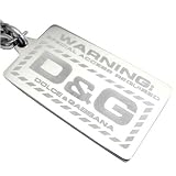 D&G ディーアンドジー ネックレス プレートデザイン ネックレス ロゴ シルバー DJ0586/R03044の画像