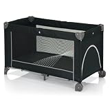 Herlag H8975-2250 Reisebett Tivoli 60 x 120 cm schwarz/hellgrau