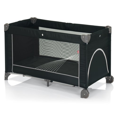 Herlag H8975-2250 Reisebett Tivoli 60 x 120 cm schwarz/hellgrau Preisvergleich