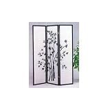 3-Panel Bamboo Design Wood Shoji Screen / Room Divider