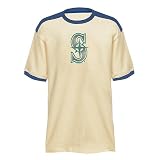 Seattle Mariners Scoring Streak Fashion Ringer T-Shirt by Majestic