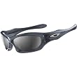 Oakley Monster Dog Men's Active Lifestyle Sunglasses/Eyewear w/ Free B&F Heart Sticker Bundle - Crystal Black/Black Iridium