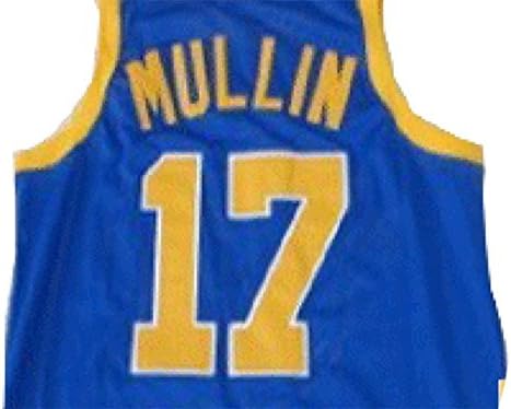 Golden State Warriors 17 MULLIN Throwback Customized Blue men`s Jersey SIZE M
