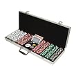 Trademark Poker 500 Dice Style 11.5-Gram Poker Chip Set