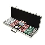 Trademark Poker 500 Dice Style 11.5-Gram Poker Chip Set