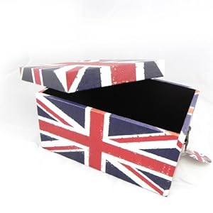 Boite a Souvenirs drapeau anglais Union Jack petit format