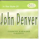JOHN DENVER Country Karaoke Classics CDG Music CD