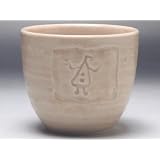 【Ｂ級品】ピンク押印　丸っこいカップ