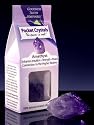 "Pocket Crystals, The Power Is Real" Amethyst Crystal - Our crystals are hand picked for their high vibration and positive healing and manifesting energy.