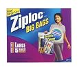 Ziploc Big Bag Double Zipper, Large, 5-Count