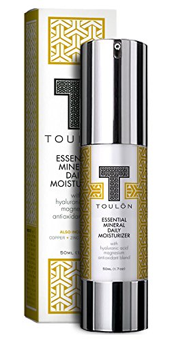 Daily Face Moisturizer with Hyaluronic Acid, Magnesium & Antioxidants to Fight Free Radical Damage and Reduce Wrinkles. Free Gift/No Risk