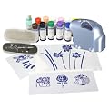 Premi-Air Cake Decorating Airbrush Kit with Baby compressor Rainbow Dust Metallic Food Paints
