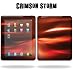 Protective Vinyl Skin Decal Cover for Apple iPad tablet e-reader 3G or Wi-Fi – Crimson Storm