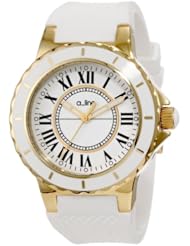 a_line Womens AL-20009 Marina White Dial White Silicone Watch