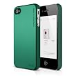 elago S4 Slim Fit 2 Case for iPhone 4/4S - Semigloss Metalic Green + HD Professional Extreme Clear film