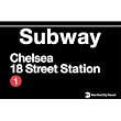Chelsea Metal Subway Sign