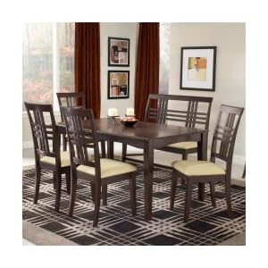 Tiburon 6-Piece Dining Room Furniture Set with Bench - Hillsdale Furniture - 4917DTBCB by