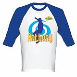 Wiggles Shirts - Anthony Silhouette Adult Baseball Jersey T-Shirt